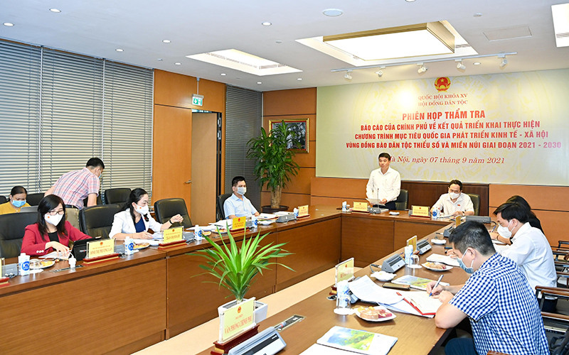 Quang cảnh phiên họp. Hơn 137 nghìn tỷ cho Chương trình mục tiêu quốc gia phát triển kinh tế - xã hội vùng đồng bào dân tộc thiểu số và miền núi -0