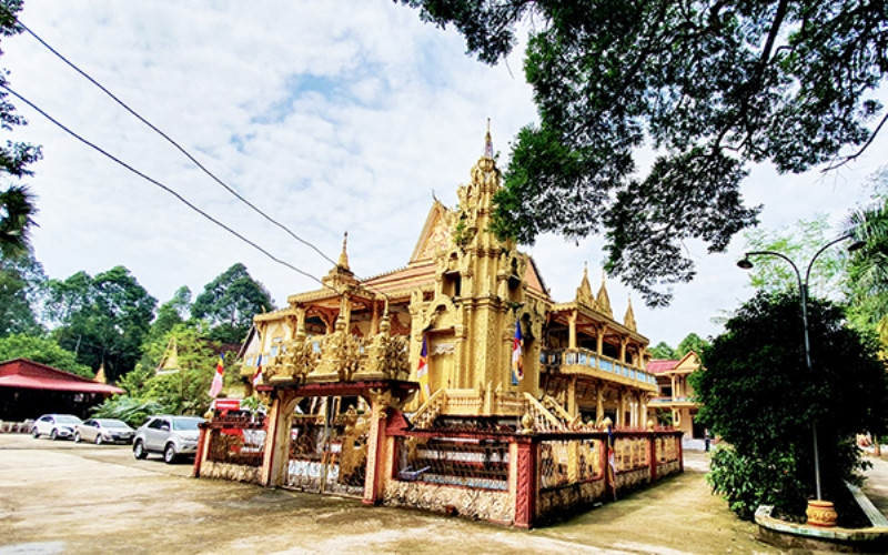 Chùa Thnol Chum - Thủy Liễu (còn gọi là chùa Cả Bần Lớn). Đến với xứ Gò Quao -0