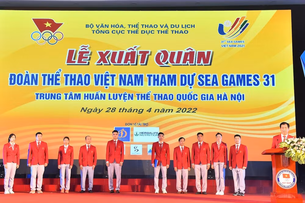 Đoàn thể thao Việt Nam xuất quân tham dự SEA Games 31 -0