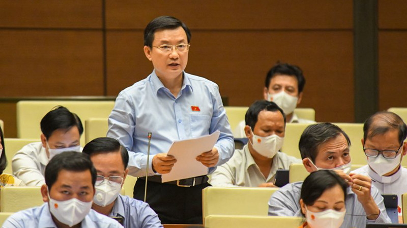 Đại biểu Quốc hội Phạm Trọng Nhân (Bình Dương). Ảnh: LINH NGUYÊN Tạo cơ chế, chính sách nhằm phát huy cao nhất thế mạnh của các địa phương -0