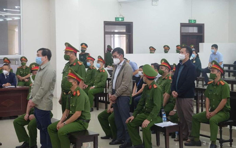 Các bị cáo trong vụ án.