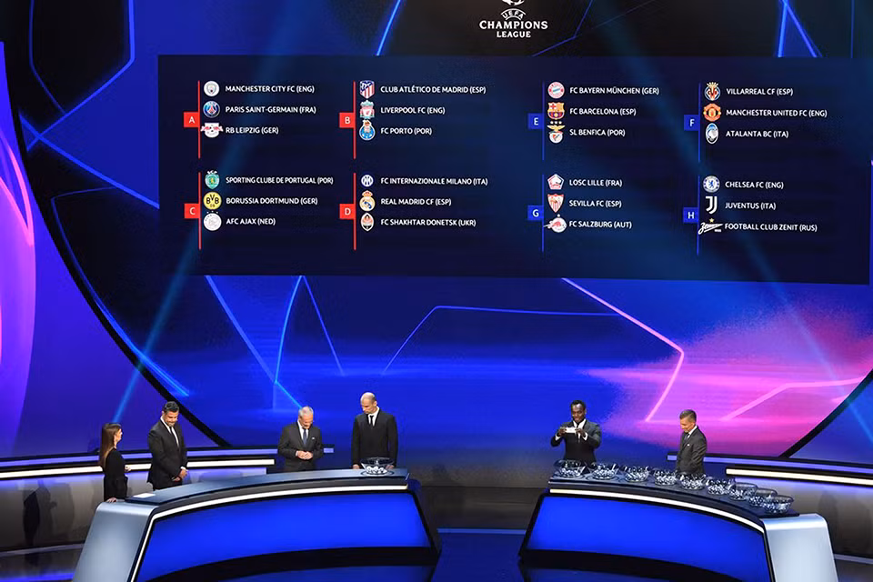 Buổi lễ bốc thăm được tổ chức hạn chế khách mời. (Ảnh: Getty)