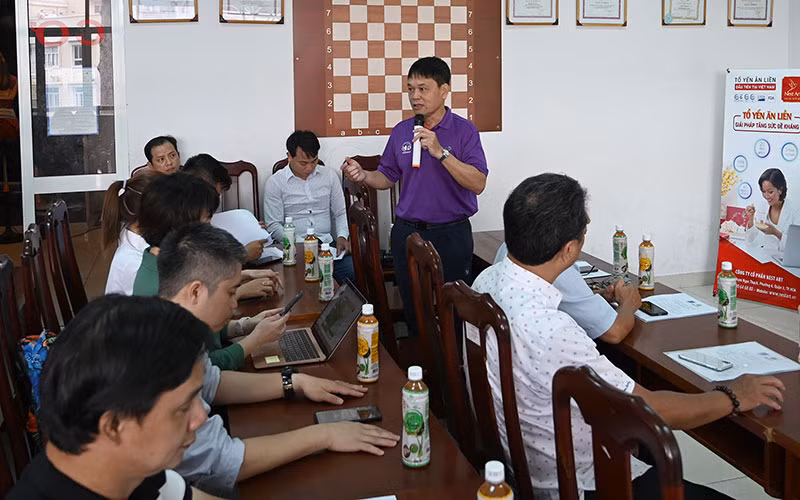 Họp báo Giải vô địch bóng bàn toàn quốc Báo Nhân Dân -0