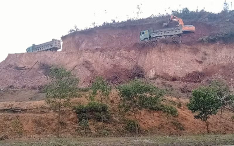 Sở Tài nguyên và Môi trường Thái Nguyên yêu cầu đóng cửa, phục hồi mỏ đất Núi Lầm và Núi Hiếu.