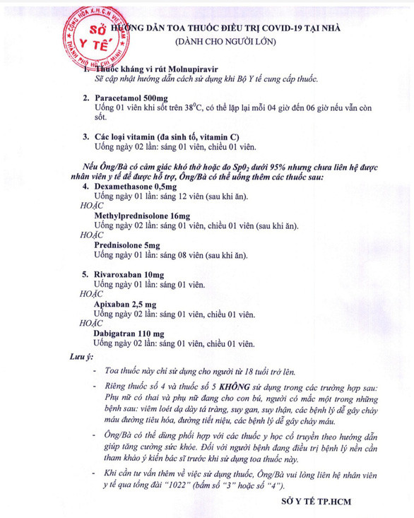 F0 có thể sử dụng thuốc gì khi điều trị Covid-19 tại nhà? ảnh 1 F0 có thể sử dụng thuốc gì khi điều trị Covid-19 tại nhà? -0