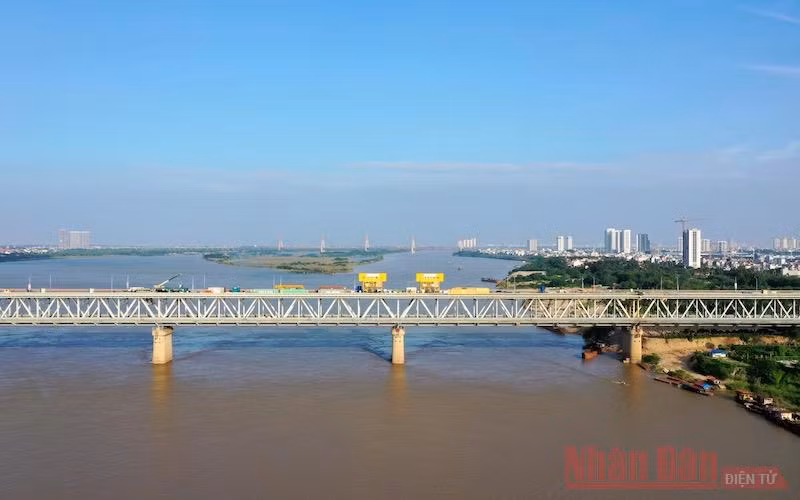 Sau khi đưa vào khai thác trở lại, cầu Thăng Long sẽ được kiểm soát tải trọng 24/7.