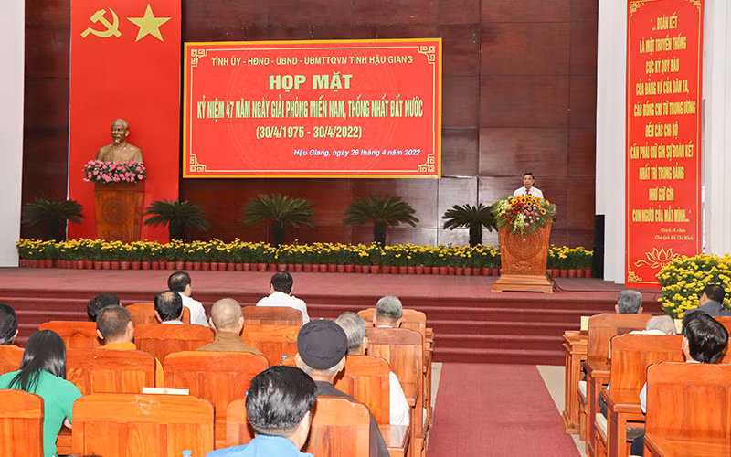 Họp mặt kỷ niệm 47 năm đại thắng mùa xuân năm 1975.