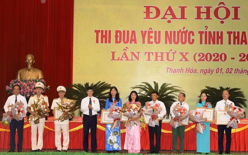 Phó Chủ tịch nước Đặng Thị Ngọc Thịnh dự Đại hội thi đua yêu nước tỉnh Thanh Hóa lần thứ X -0
