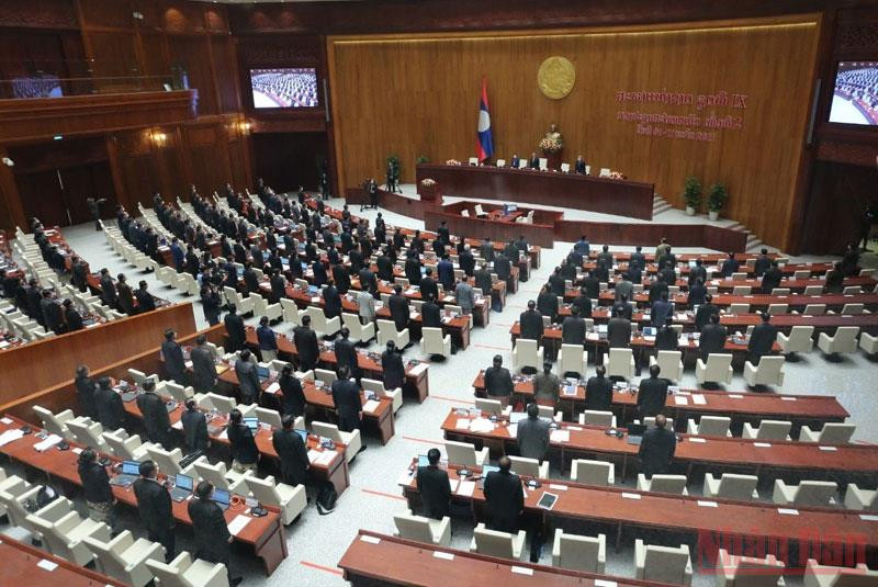 Toàn cảnh phiên bế mạc Kỳ họp thứ hai, Quốc hội Lào khóa IX, ngày 17/11. (Ảnh: DUY TOÀN) Bế mạc Kỳ họp thứ hai, Quốc hội Lào khóa IX -0