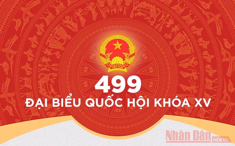 499 đại biểu Quốc hội khóa XV