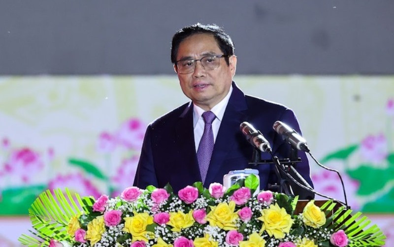 Thủ tướng nhấn mạnh, giai đoạn phát triển mới mở ra cho Gia Lai những cơ hội phát triển đầy triển vọng. (Ảnh: VGP/Nhật Bắc)