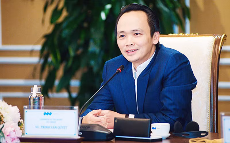 Ông Trịnh Văn Quyết-Chủ tịch Hội đồng quản trị Công ty cổ phần Tập đoàn FLC