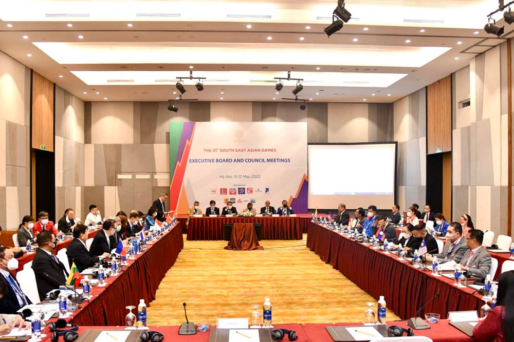 Toàn cảnh Hội nghị Hội đồng Liên đoàn Thể thao Đông Nam Á. (Ảnh: Văn Duy) 11 nước dự Hội nghị Hội đồng Liên đoàn Thể thao Đông Nam Á -0