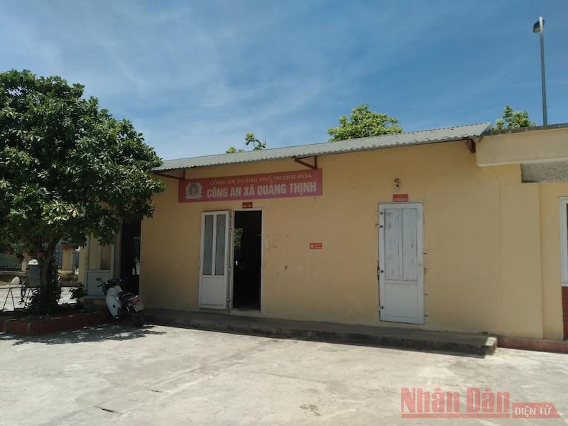 Trụ sở công an xã Quảng Thịnh, thành phố Thanh Hoá. Kỳ 2: Dấu ấn thành công bước đầu -0