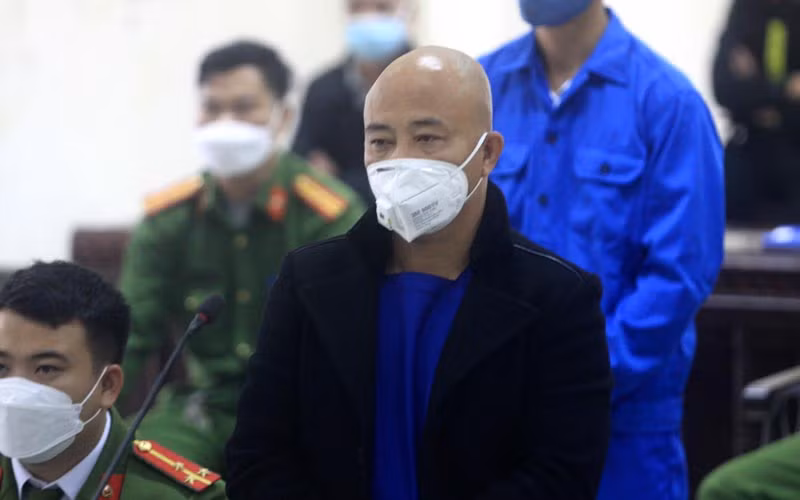 Đường “Nhuệ”, đối tượng chủ mưu có mặt tại phiên tòa.