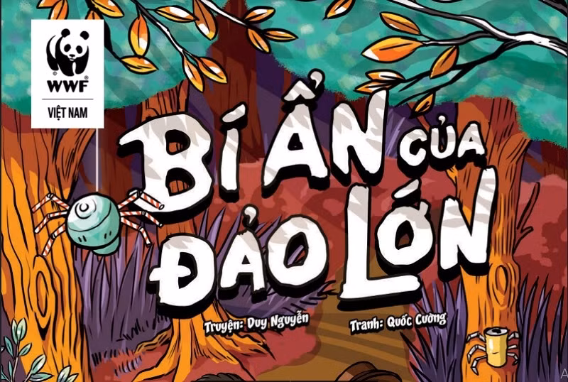 Truyện tranh “Bí ẩn của đảo Lớn” nhằm nâng cao nhận thức cho trẻ em về rác thải nhựa.