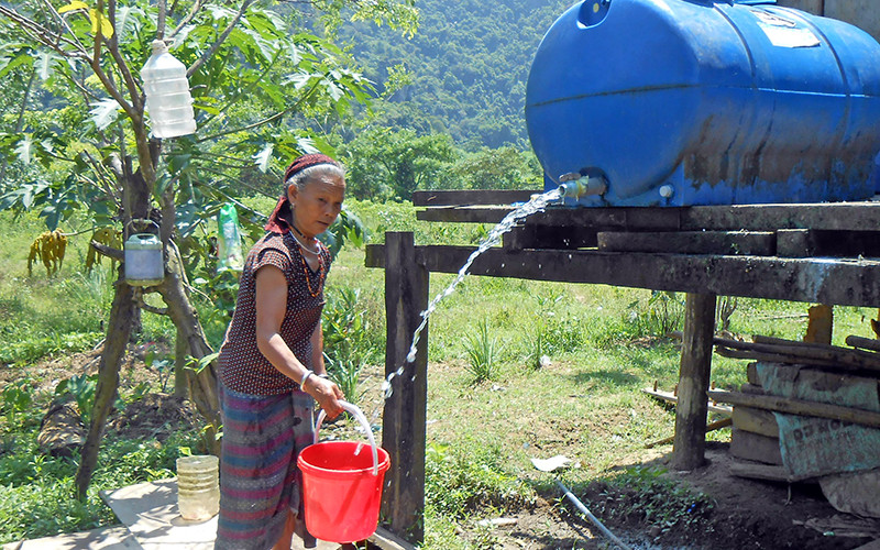 Ðồng bào dân tộc thiểu số xã Dân Hóa, huyện Minh Hóa, Quảng Bình. Ảnh: HƯƠNG GIANG.