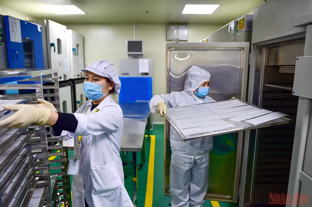 Cận cảnh quy trình sản xuất kit Test nhanh kháng nguyên SARS-CoV-2 “Made in Viet Nam” -0