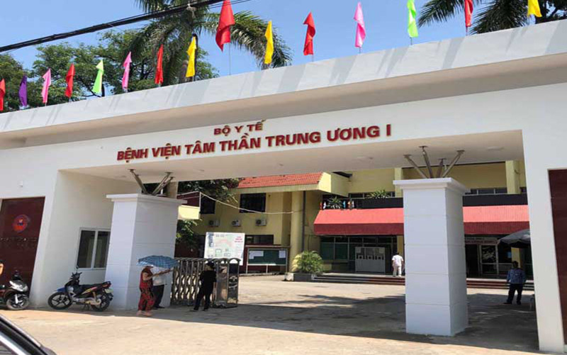 Bệnh viện tâm thần Trung ương I – nơi xảy ra vụ việc bệnh nhân tổ chức sử dụng ma túy.