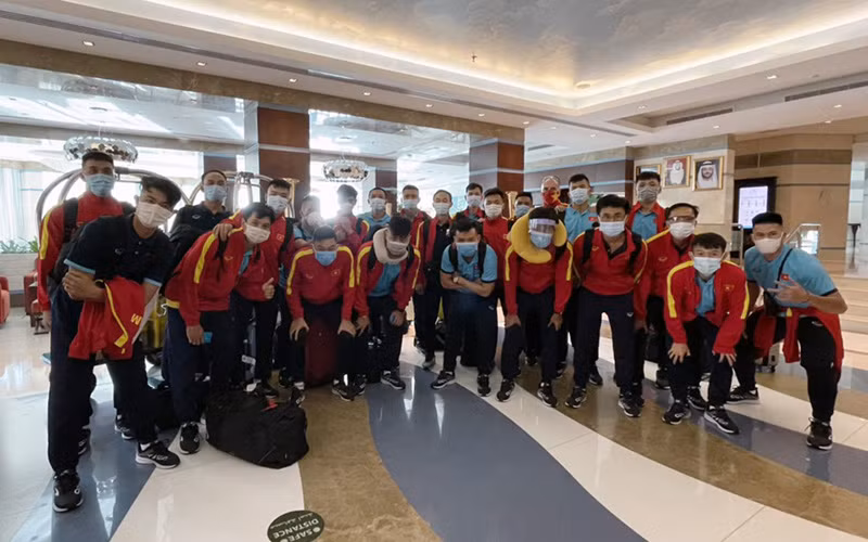 Đội tuyển Futsal Việt Nam đã tới Dubai.