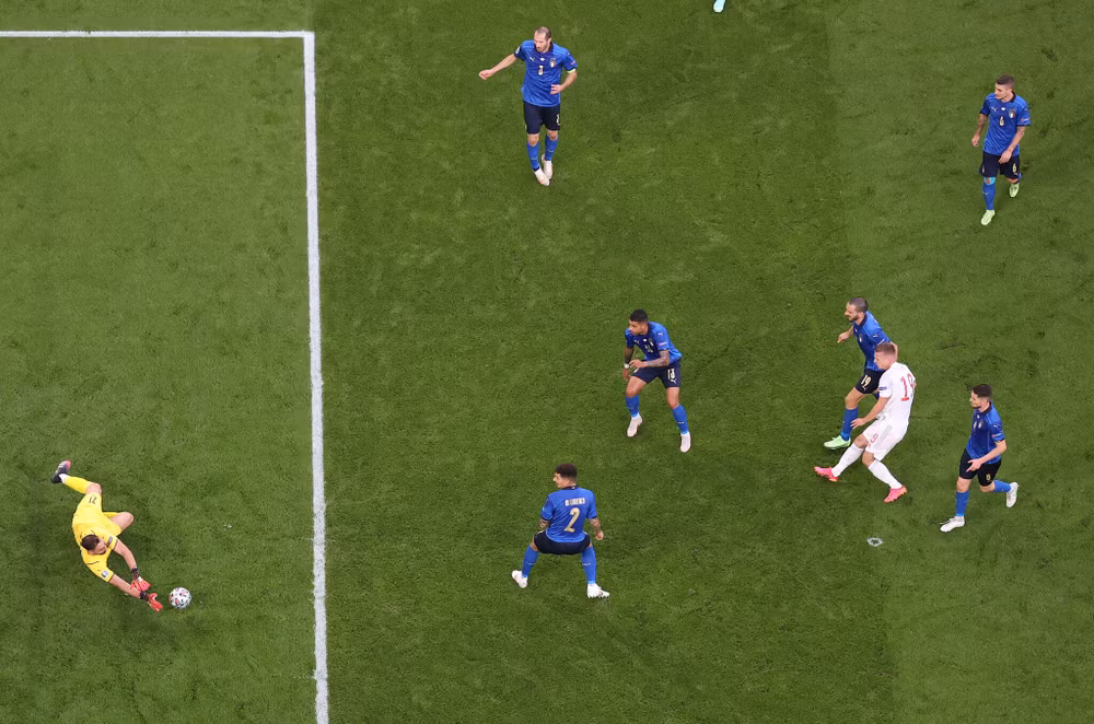 Cận cảnh cuộc đấu kinh điển Italia - Tây Ban Nha ở bán kết EURO 2020 -0