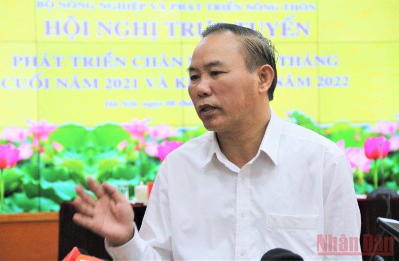 Thứ trưởng Phùng Đức Tiến khẳng định: Chăn nuôi vẫn là dư địa lớn để nông nghiệp tăng trưởng và đạt mục tiêu đề ra. Bảo đảm nguồn cung thực phẩm trong những tháng cuối năm -0