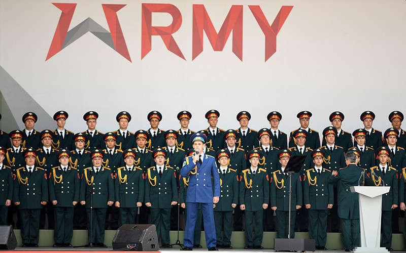 Một tiết mục biểu diễn tại lễ khai mạc. Nga tổ chức khai mạc Army Games 2020 và ARMY-2020 -1