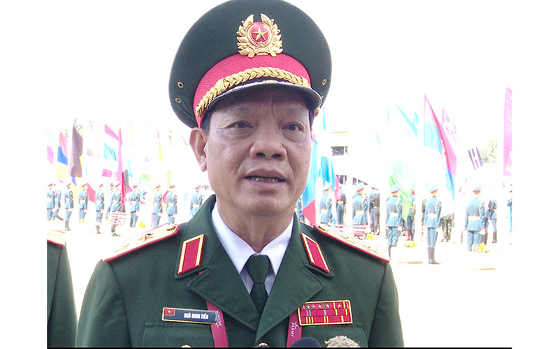 Trung tướng Ngô Minh Tiến trao đổi với báo chí tại lễ khai mạc Army Games 2020. Ảnh: Trọng Hải/Báo Quân đội nhân dân. Khẳng định sự coi trọng quan hệ Đối tác chiến lược toàn diện Việt Nam - LB Nga -0