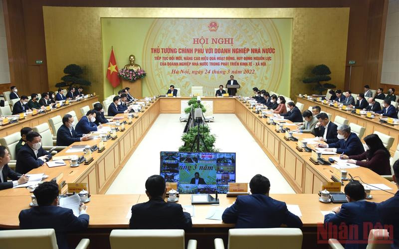 Toàn cảnh hội nghị. Nâng cao hiệu quả của doanh nghiệp nhà nước trong phát triển kinh tế-xã hội -0