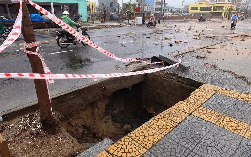 Bão số 13 đã gây thiệt hại tại một số địa phương -0