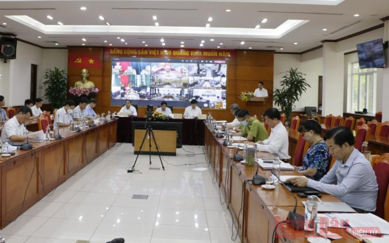 Hội nghị sơ kết công tác chỉ đạo, điều hành sáu tháng đầu năm và triển khai nhiệm vụ sáu tháng cuối năm 2021. (Ảnh: THANH TRÀ) Bức tranh ngành lâm nghiệp tươi sáng trong nửa đầu năm -0