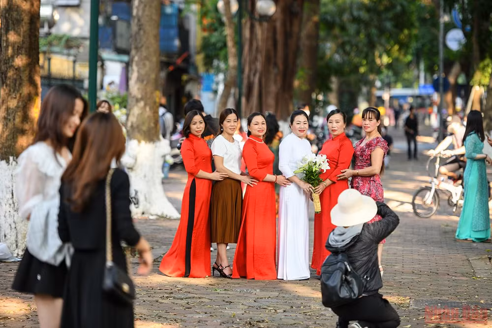 Tháng tư mùa hoa loa kèn tinh khôi xuống phố Hà Nội -0