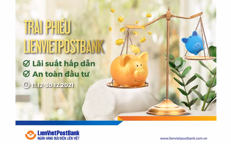 LienVietPostBank chào bán 40 triệu trái phiếu ra công chúng