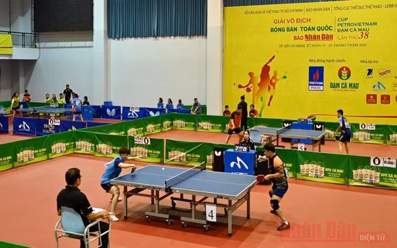 Lịch thi đấu Giải vô địch bóng bàn toàn quốc Báo Nhân Dân 2020