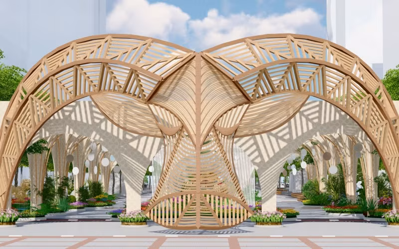 Ấn tượng đường hoa xuân Nguyễn Huệ Tết Tân Sửu -0