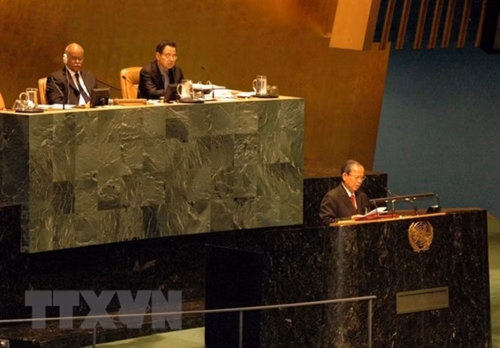 Tròn 44 năm Việt Nam gia nhập Liên hợp quốc: Những hình ảnh lịch sử -0