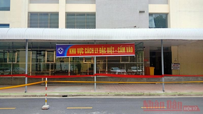 Khoa Truyền nhiễm, Bệnh viện Đa khoa tỉnh Thái Bình đang thu dung, điều trị cho 10 trường hợp F0 và ba F1 trên địa bàn. (Ảnh: MAI TÚ) Cập nhật diễn biến dịch Covid-19 ngày 11-5 -0