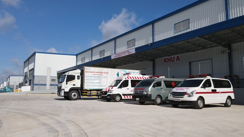 Khu điều trị bệnh nhân Covid-19 Thới Hòa. Becamex IDC đồng hành cùng Bình Dương chống dịch -0