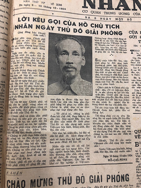 Lời kêu gọi của Chủ tịch Hồ Chí Minh trước Ngày tiếp quản Thủ đô ảnh 1 Lời kêu gọi của Chủ tịch Hồ Chí Minh trước thềm Ngày tiếp quản Thủ đô -0