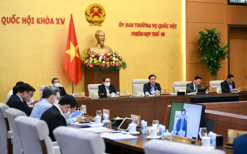 Ủy ban Thường vụ Quốc hội đã cho ý kiến về dự kiến Chương trình xây dựng luật, pháp lệnh năm 2023, điều chỉnh Chương trình xây dựng luật, pháp lệnh năm 2022. vdh1-1650618784454.jpg