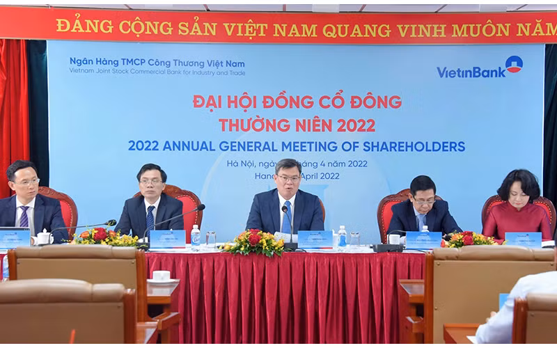 Đại hội đồng cổ đông thường niên năm 2022 của Ngân hàng VietinBank.