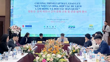 Chủ trì chương trình gặp mặt, giao lưu “Kết nối văn hóa, hợp tác du lịch: Lâm Đồng và đối tác Hàn Quốc”.
