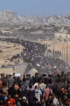 Cư dân Gaza trở về nhà sau khi lệnh ngừng bắn có hiệu lực. Ảnh | Rizek Abdeljawad/Xinhua/IMAGO