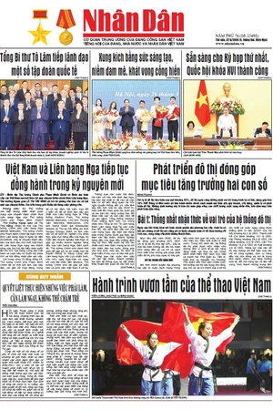 Báo Nhân Dân số 25698 