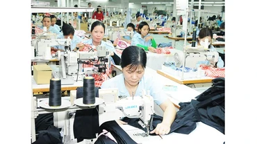 Người lao động không có quyền quyết định mức đóng của mình, khoản đóng BHXH hoàn toàn phụ thuộc mức lương được ghi trong hợp đồng lao động. Ảnh: HẢI NAM
