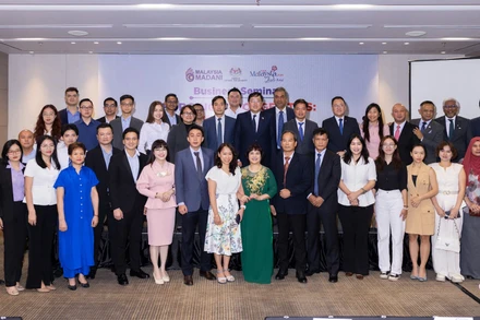 Các đại biểu tham gia Hội thảo doanh nghiệp Việt Nam-Malaysia. (Ảnh: BTC)