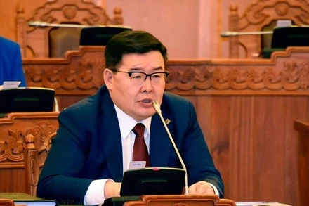 Thủ tướng Mông Cổ Gombojav Zandanshatar. (Ảnh: Tân Hoa xã)