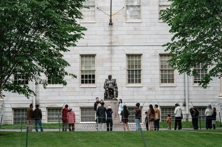 Khuôn viên Đại học Harvard. (Ảnh: Tân Hoa xã)