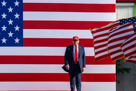 Tổng thống Hoa Kỳ Donald Trump tại sự kiện kỷ niệm ở bang Iowa, ngày 4/7. (Ảnh: The White House)