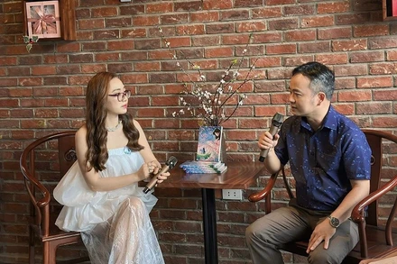 Nhà văn trẻ Thu Hằng và Tiến sĩ Đỗ Anh Vũ